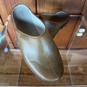 French Recycled Hemp Mules in Sepia Unisex Eco Comfort Size 8/8.5 (39)